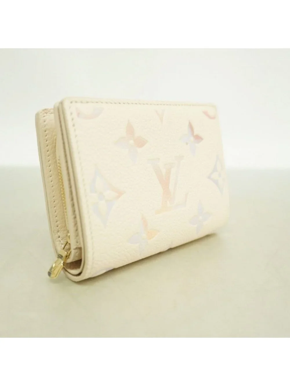Louis Vuitton Wallet Monogram Empreinte Portefeuille Clair Dream Beige
